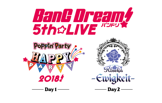 Poppin'Party HAPPY PARTY 2018! (BanG Dream! 5th☆LIVE Day1)」へ