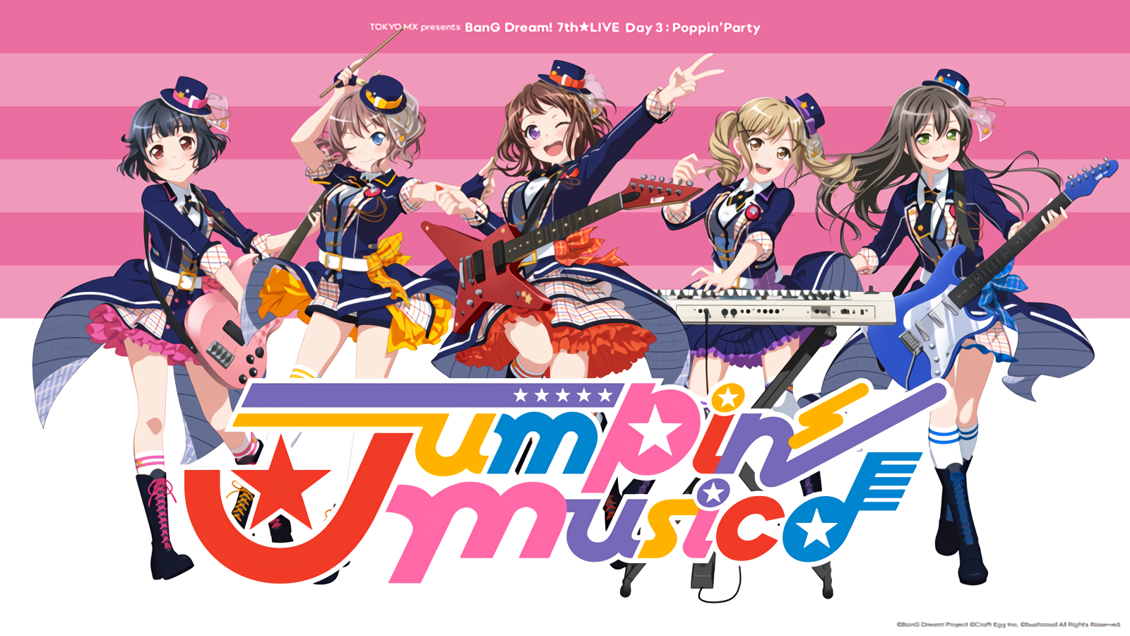セトリ Day3 Poppin Party Jumpin Music Tokyo Mx Presents Bang Dream 7th Live バンドリ ポッピンコール