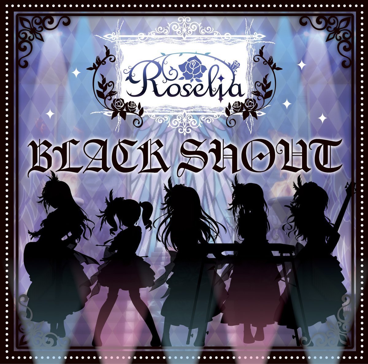 バンドリ！　直筆サイン入り　Roselia BLACKSHOUT B2ポスター バンドリ！ 直筆サイン入り Roselia BLACKSHOUT B2ポスター