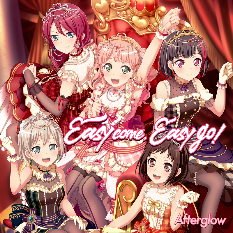 コール表 Easy Come Easy Go Afterglow パート分け有り バンドリ ポッピンコール